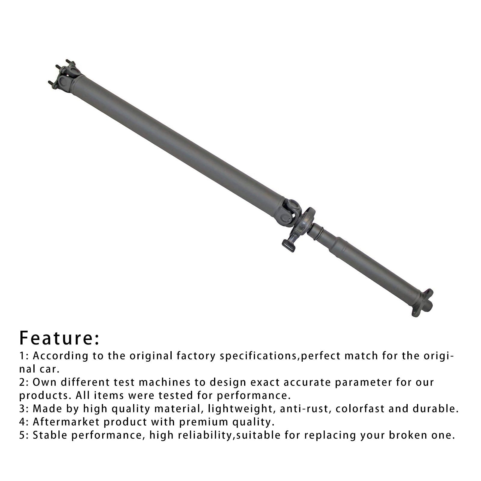 1995-1999 BMW 318ti E36 Rear Side Manual Transmission Rear Driveshaft Prop Shaft Assembly 26111227937