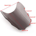 Smoke Windscreen for 1987-2009 Kawasaki EX500 Ninja 500R with ABS System