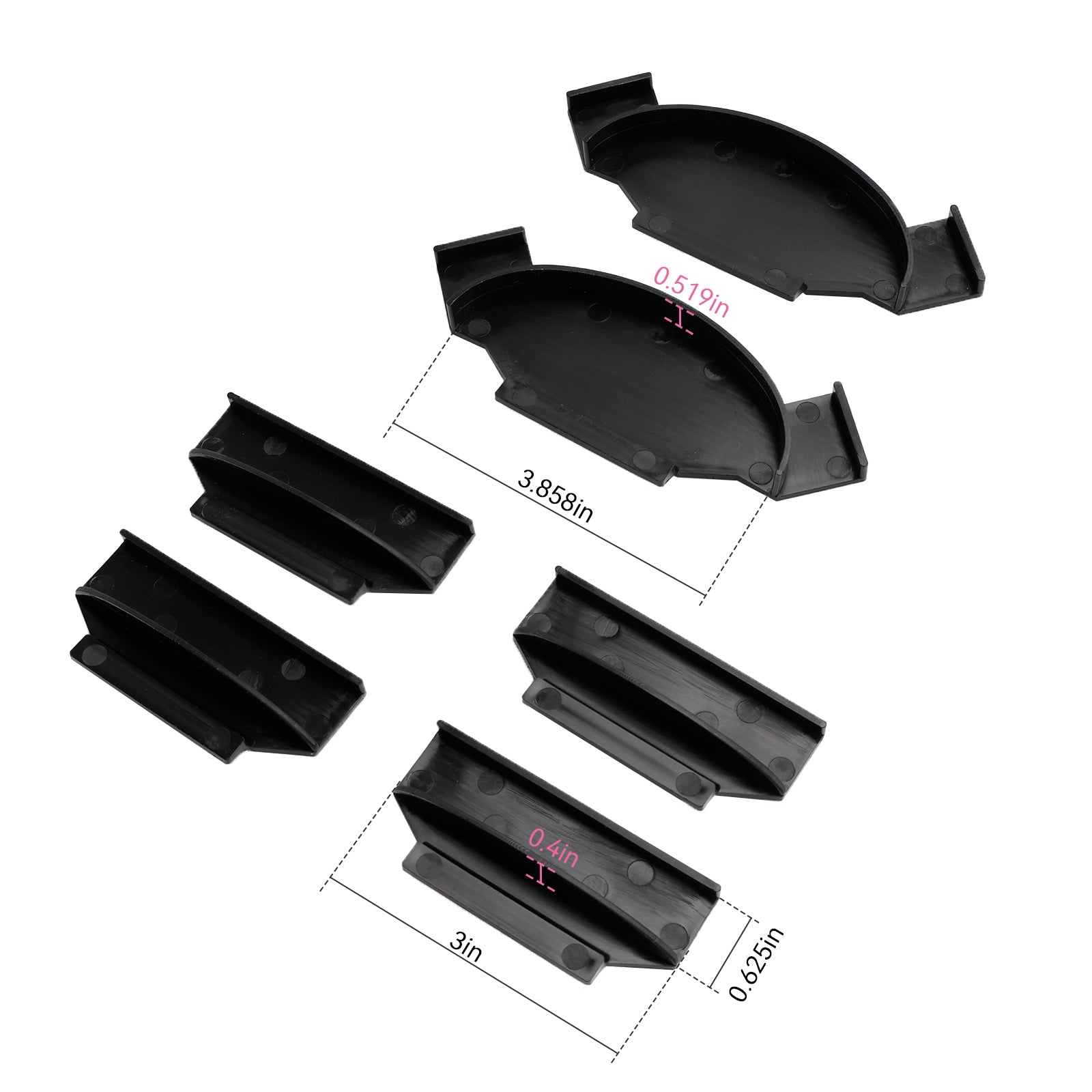 Set of 2 Mounting Brackets Compatible with Philips Hue Play Gradient 55/65/75 Inch Light Strips
