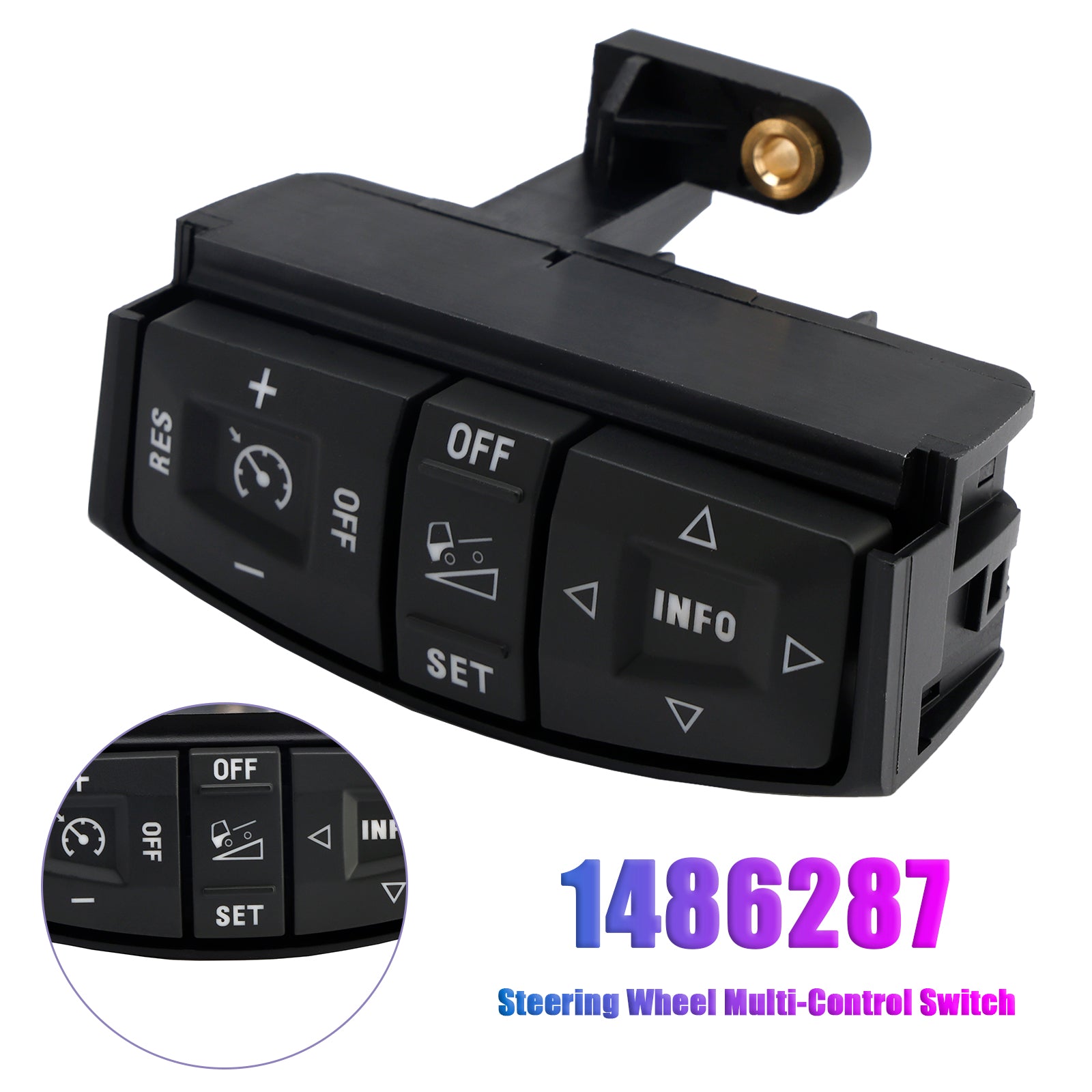 Adaptive Multi-Control Switch for Scania P G R T-Series Steering Wheel 1486287