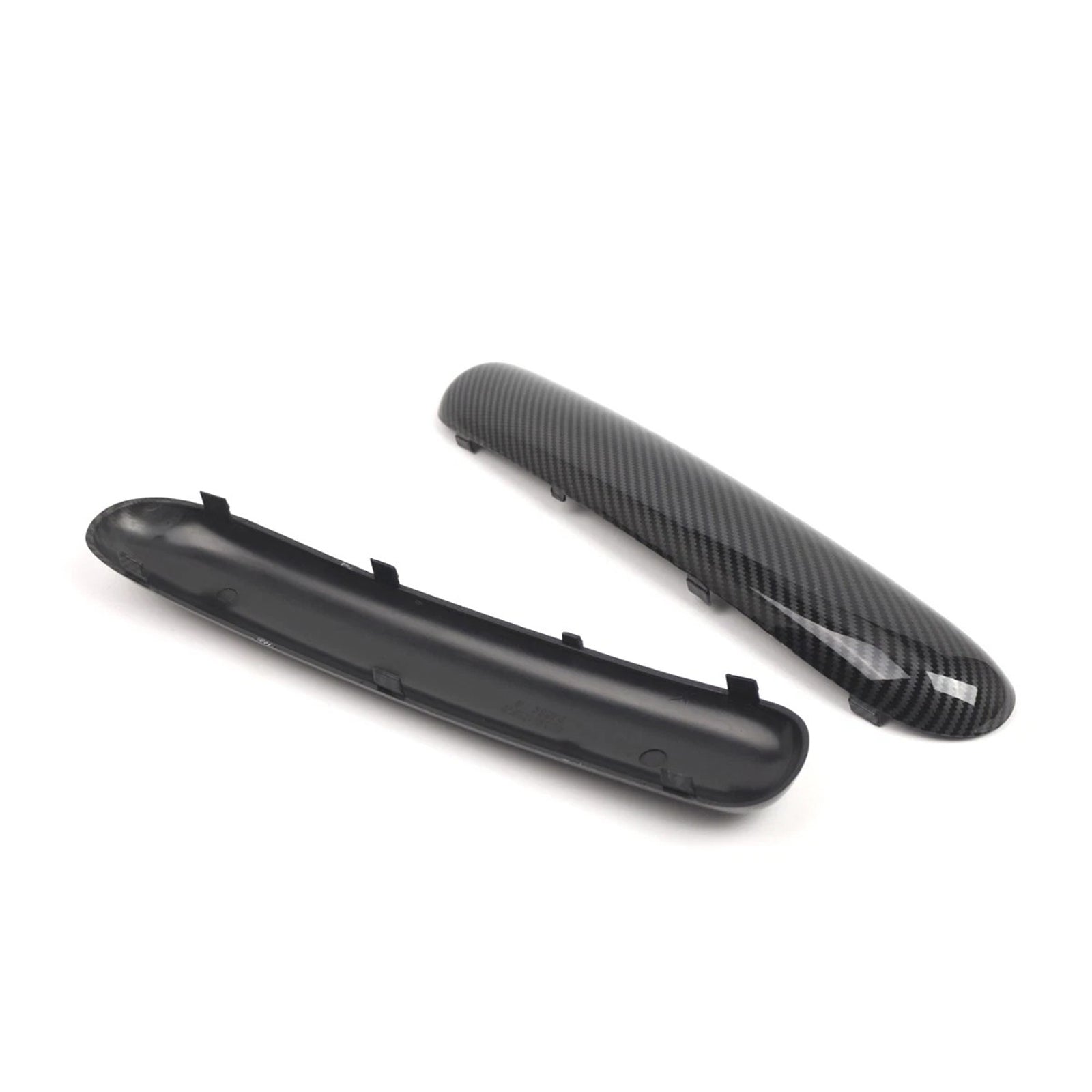 Mini One Cooper R50 R52 R53 2001-2004 Carbon Fibre Front Bumper Trim Set Pair