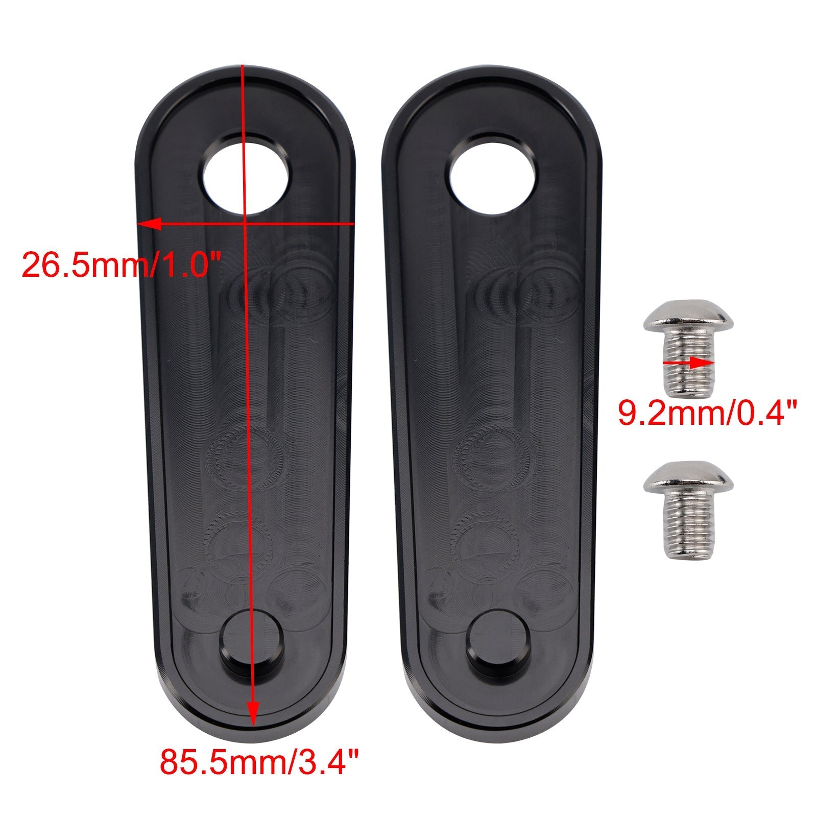 Rear Floorboard Frame Plates for 1993-2023 Harley Electra Glide and Road Glide Motorcycles
