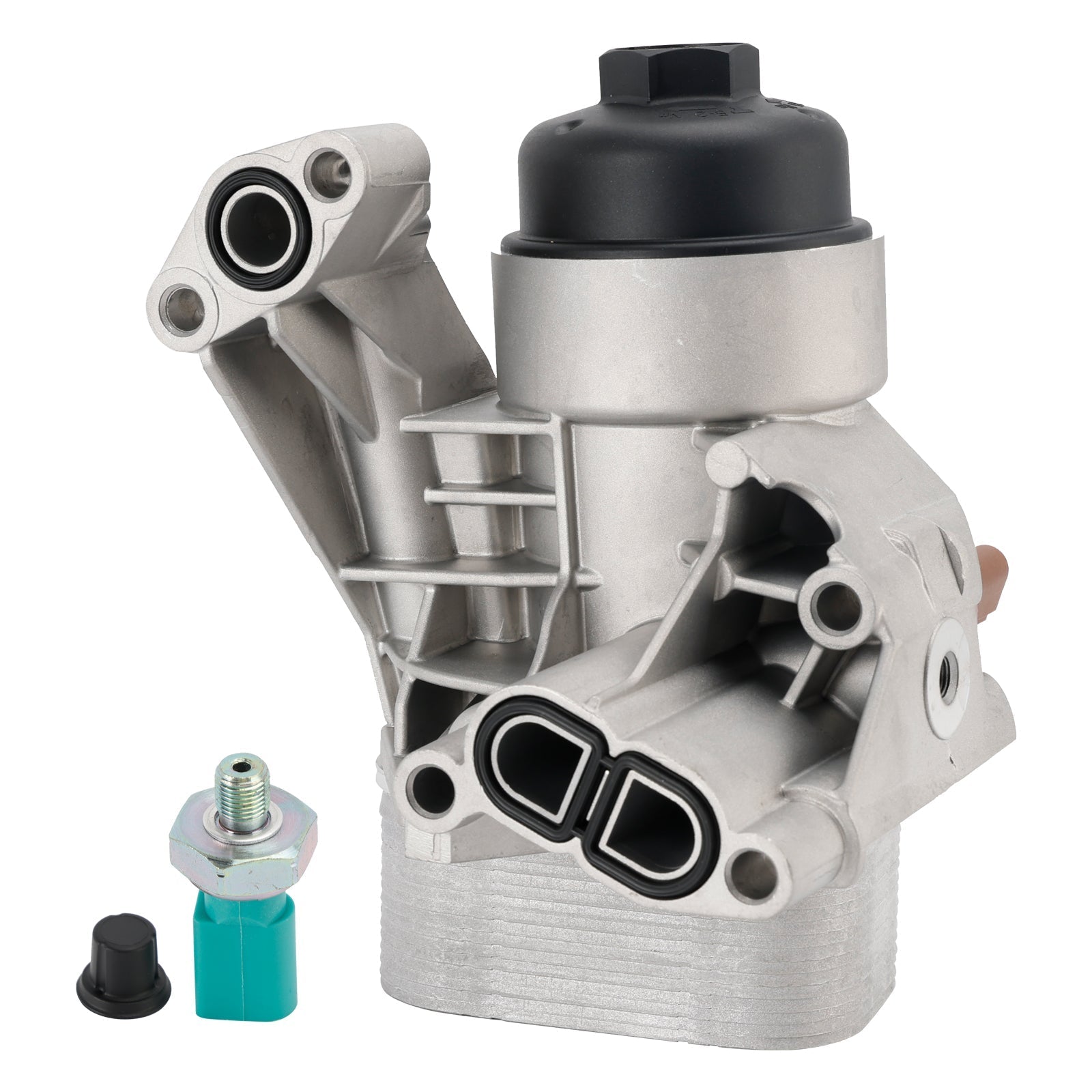 Filter Housing and Oil Cooler Unit 03N115389A Compatible with Audi VW Seat Skoda TDI 1.6 2.0