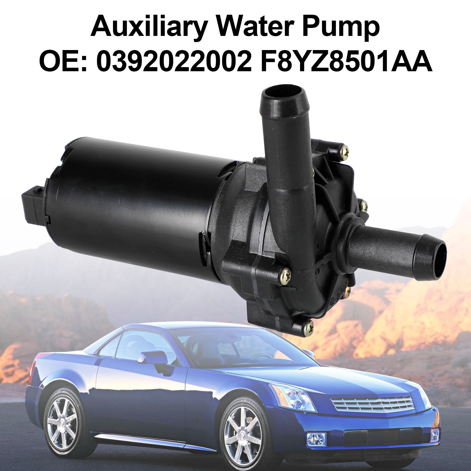0392022002 F8YZ8501AA 11229010101 Auxiliary Engine Electric Water Pump Compatible with Range Rover