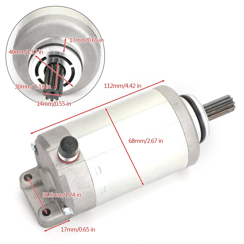 0825-013 Starter Motor Replacement for Arctic Cat - 0825-024 0825-011 Generic