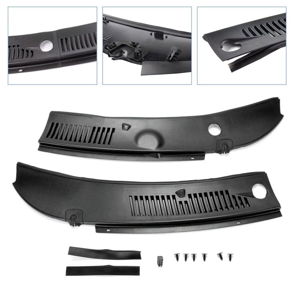 OEM Ford Mustang Bullitt GT 2001 Right and Left Hand Cowl Panel Windshield Wiper Grille 3R3Z6302228AAA