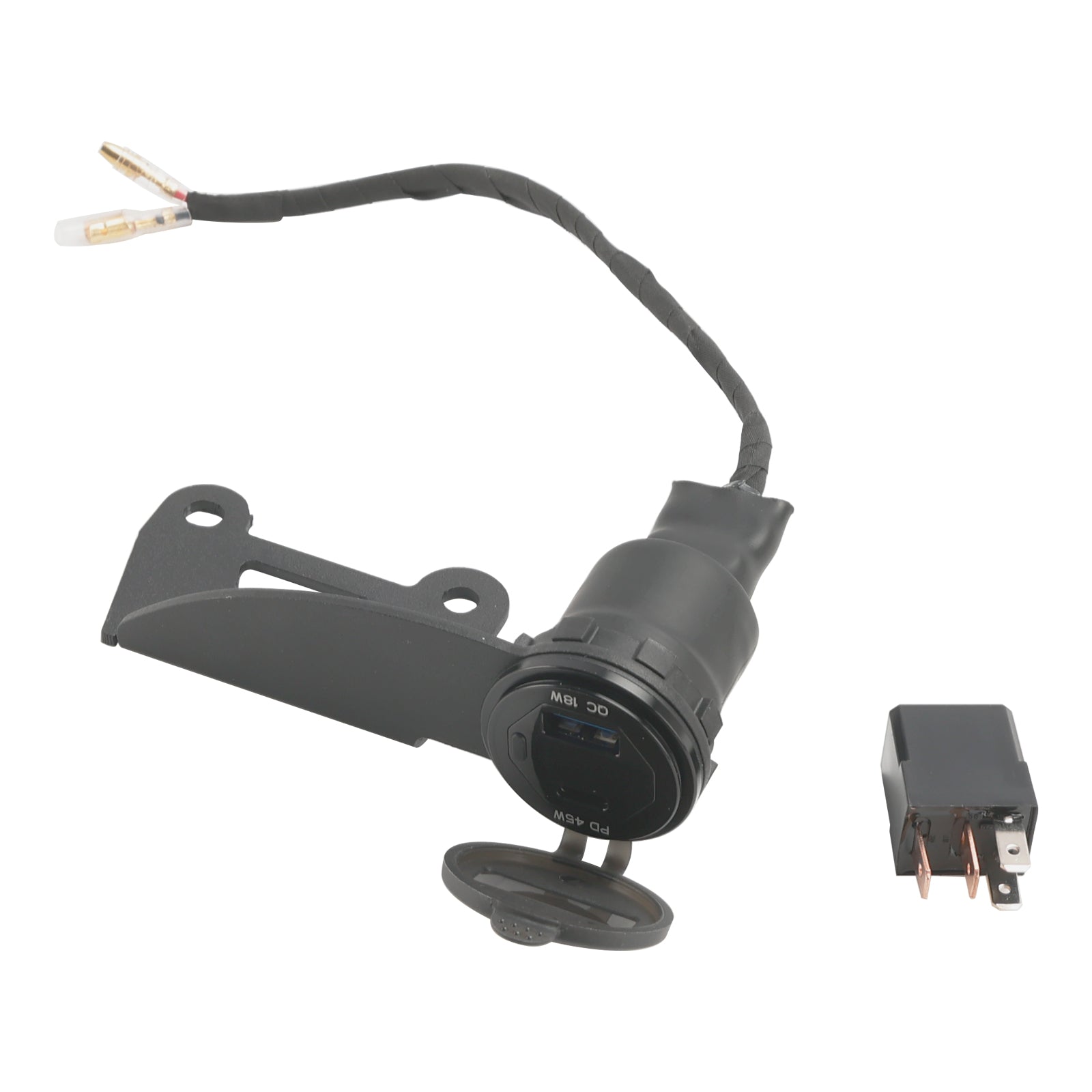 Fast Charging 12V USB-C Socket Adapter for Honda Rebel CMX300 CMX500 2022-2024