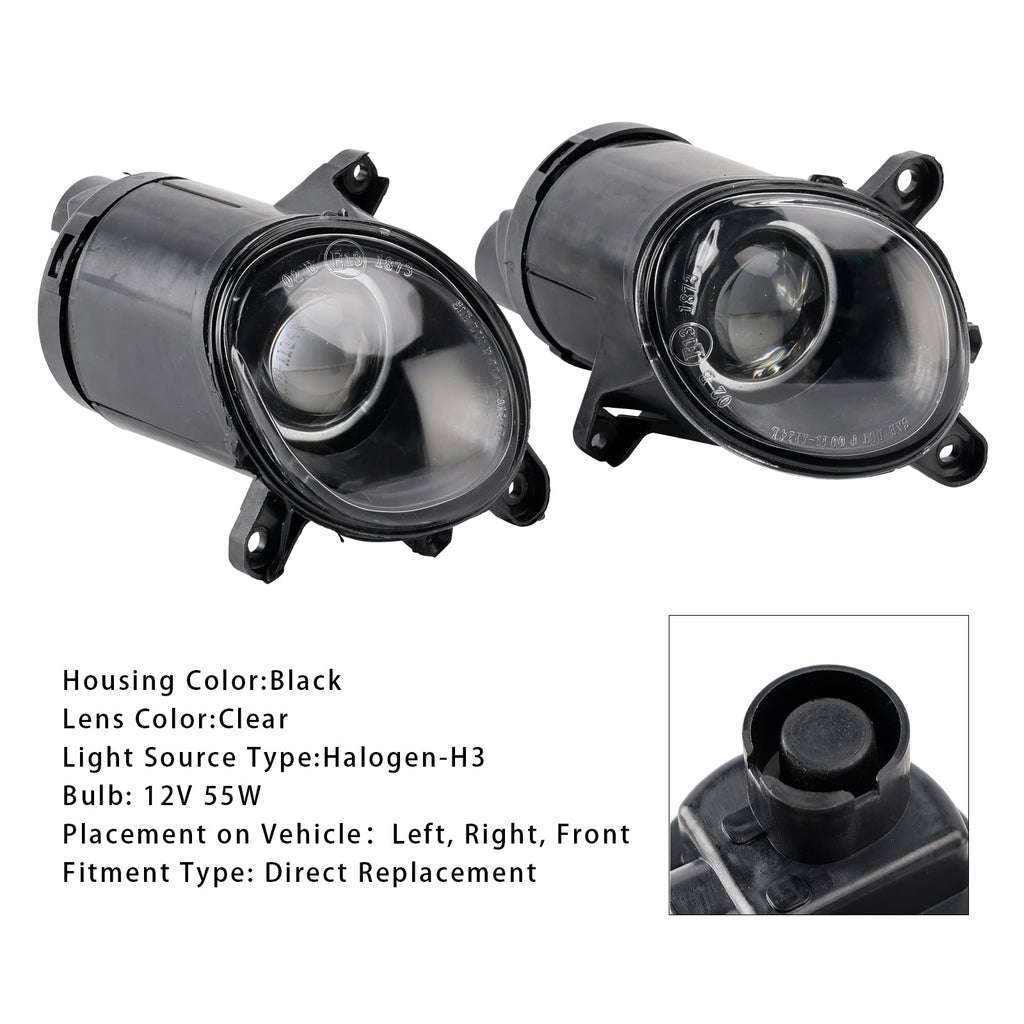 Volkswagen Passat 3BG B5 2001-2005 Front Bumper Pair Fog Driving Light Lamps