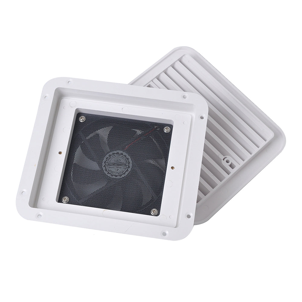 12V Mute Exhaust Ventilation Fan for RV Caravan Trailer Side Air Cooling