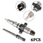 1PCS/6PCS Common Rail Diesel Fuel Injector 0445120255 Compatible with 2003-2004 Dodge Ram 2500 3500 5.9L Early Build