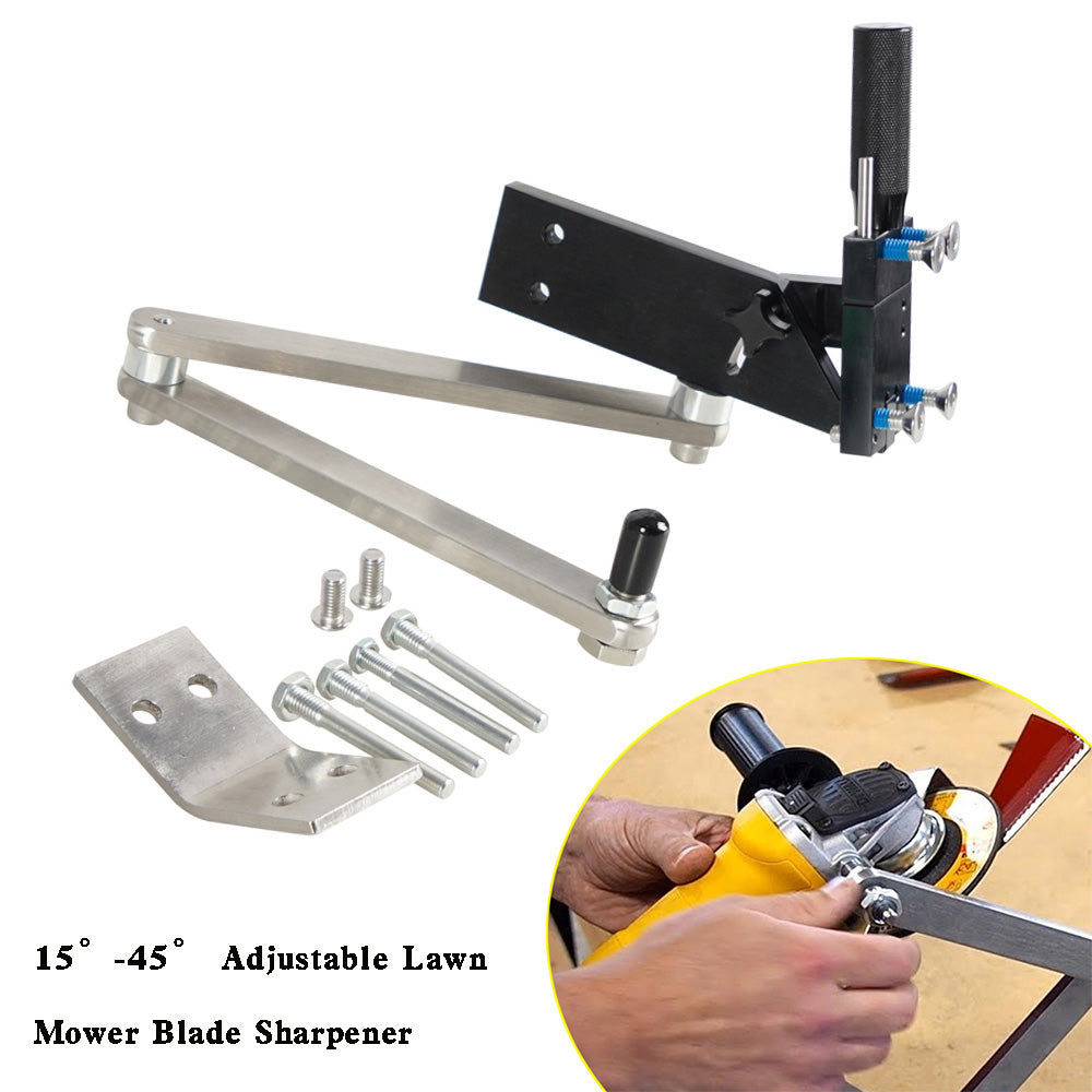 15 to 45 Degree Angle Adjustable Blade Sharpener for Lawn Mower Grinding Equipment