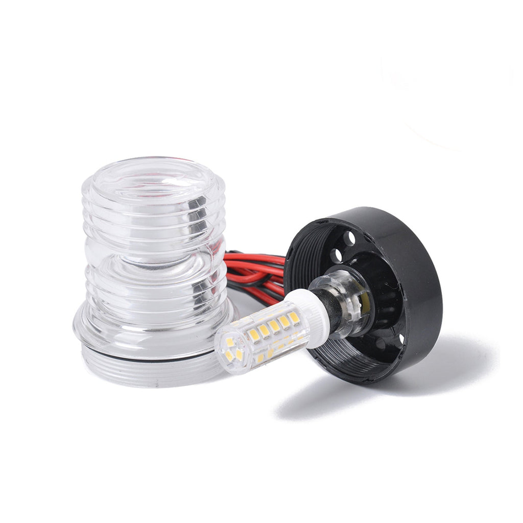 12V Round LED Anchor Navigation Lamp Marine Signal Light for Vessel Boats