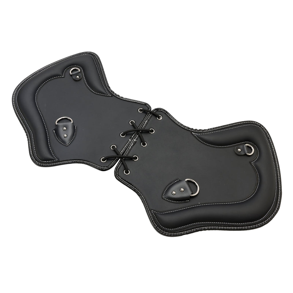 Blackened Brown CNC Heat Shield Saddle Protector for 1985-2017 Harley Touring Softail Dyna Sportster
