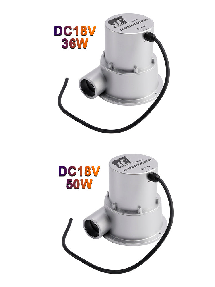 12V Hydroelectric Power Generator with 18V DC Brushless Motor 36W 50W High Efficiency
