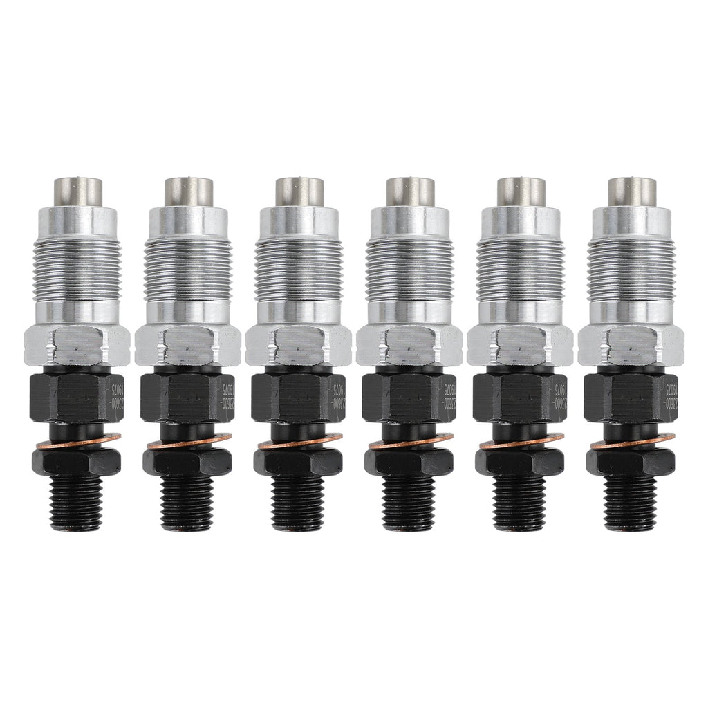 Toyota HZJ Series 6-Piece Fuel Injector Set 23600-19075 for 1990-2007 Models