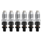 6PCS Fuel Injectors 23600-19075 Compatible with Toyota HZJ105 HZJ75 HZJ78 HZJ79 1990-2007