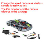 Vehicle Camera Wireless Video Transmission Kit 2.4GHz Backup and Front Camera System