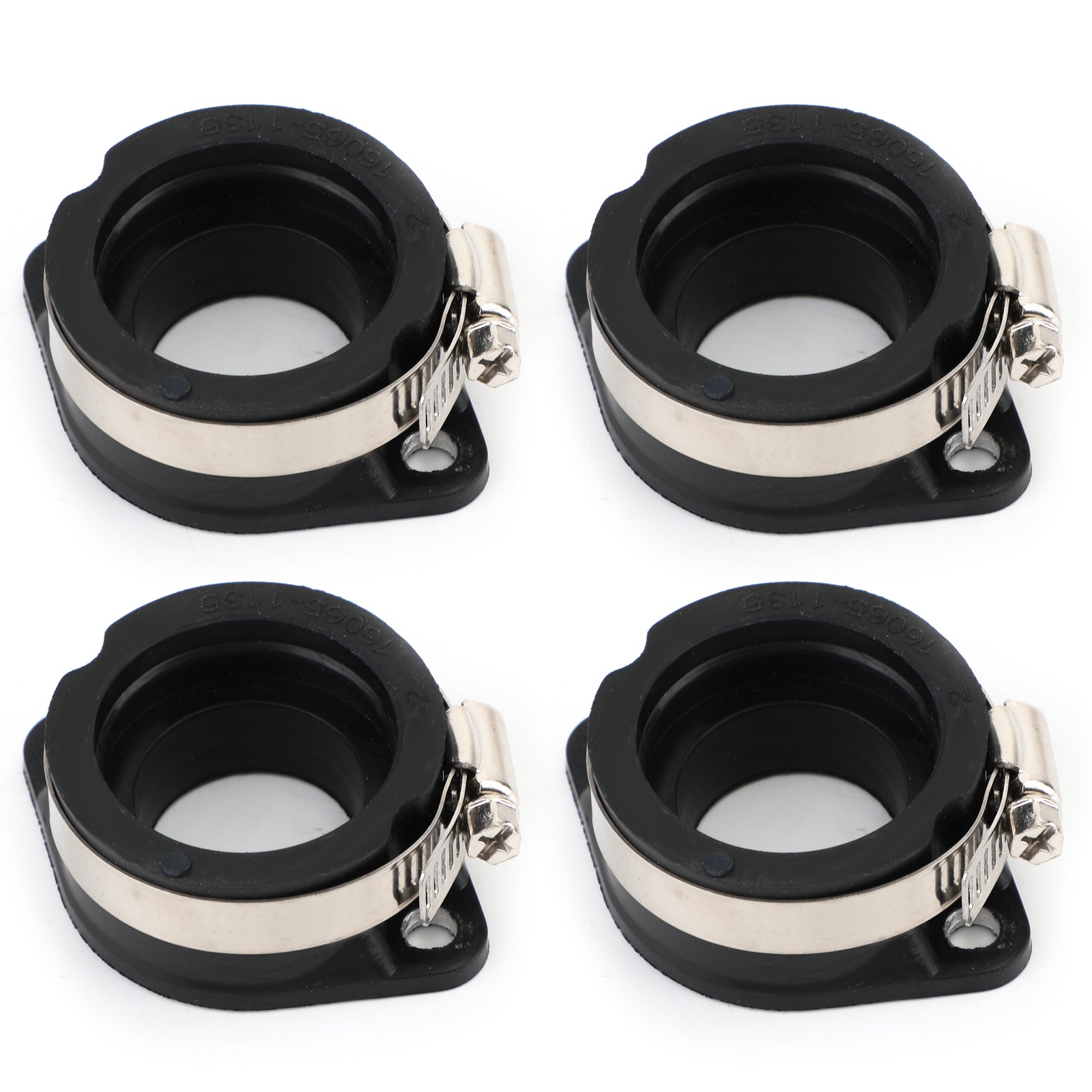4 PCS Intake Manifold Boots for 1981 1982 Kawasaki KZ1100 KZ1000 16065-1135