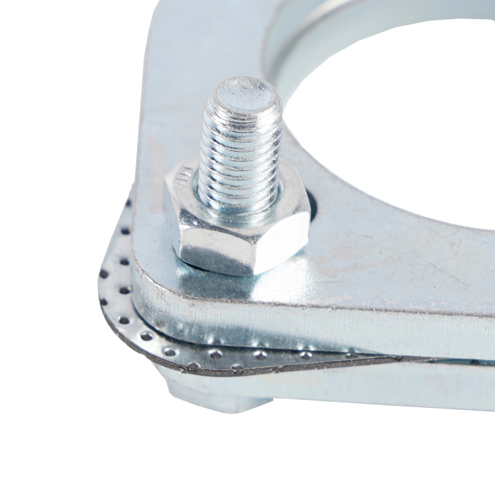 Pair of 2.5 Inch 64mm Steel Exhaust Pipe Flanges with Bolts for Repair Joints