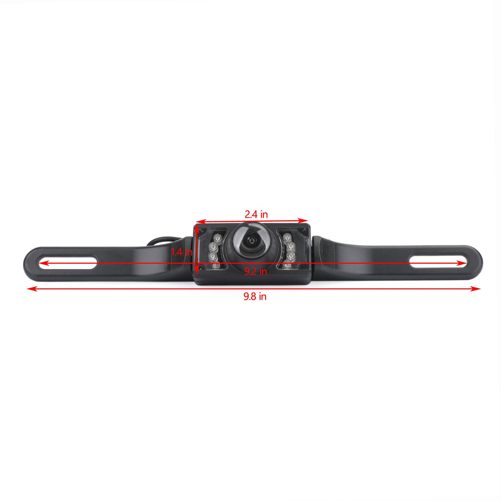 170mm 8LED Waterproof HD Rear View Backup Parking Camera for Cars