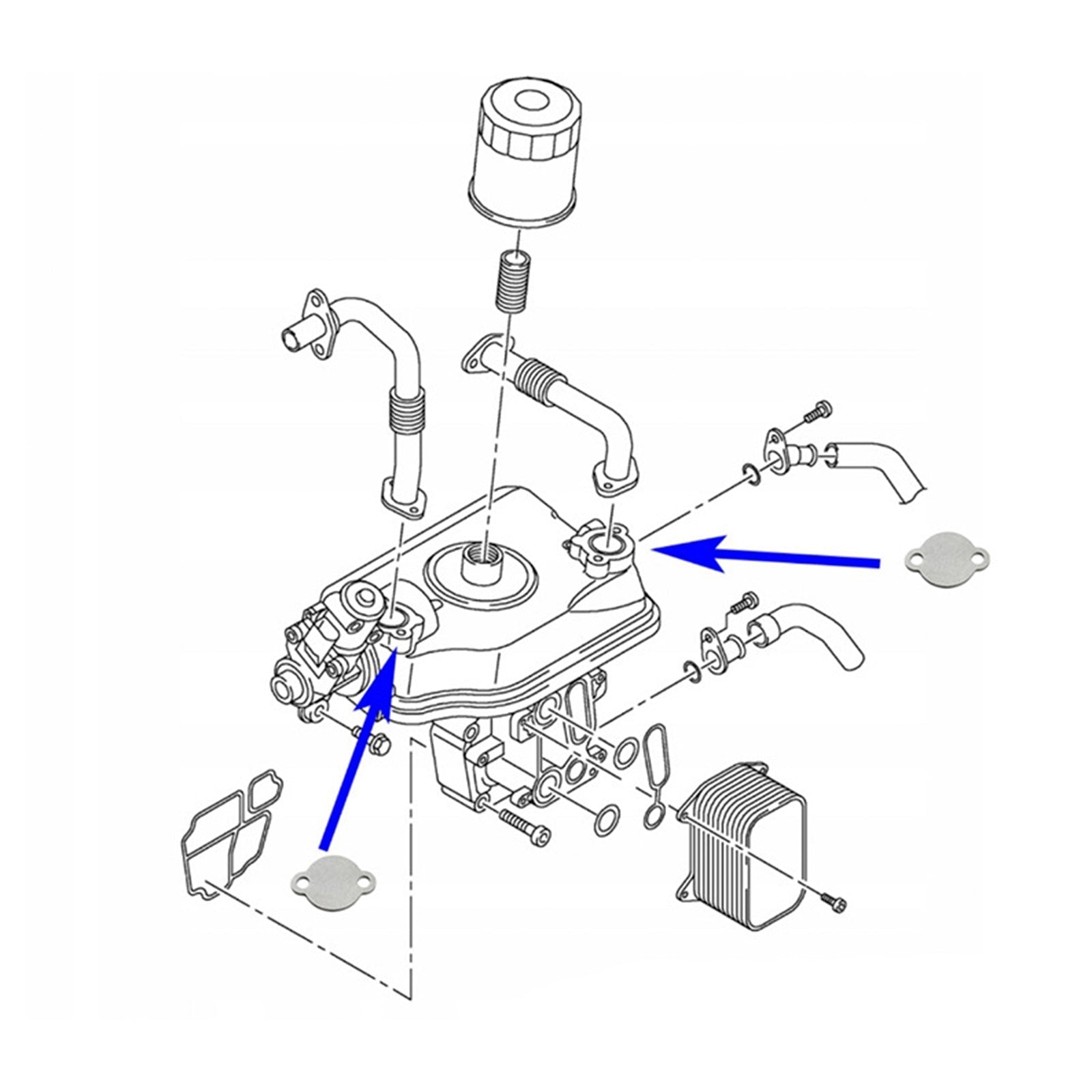 Volkswagen Transport T5 2.0 BiTDI CFCA EGR Delete Blank Plate