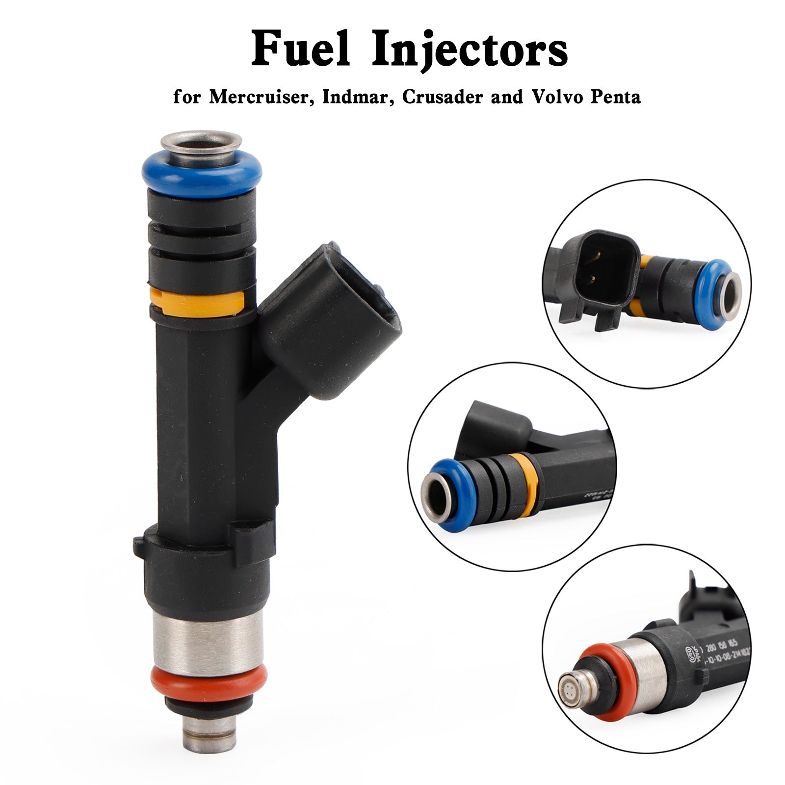 0280158081 0280158165 Mercruiser Volvo Penta Marine Fuel Injector 879312003