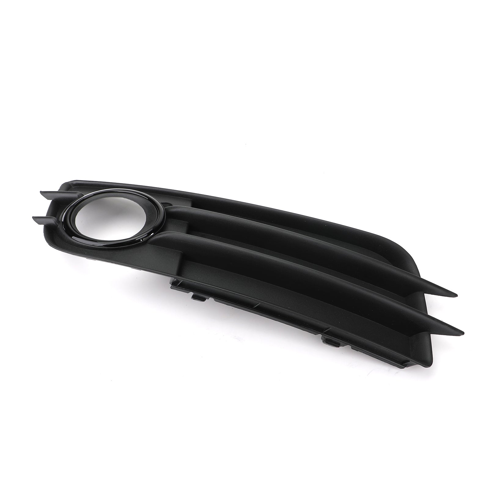 Front Bumper Fog Light Grille Cover Black For Audi A4 S4 S-LINE 2008 2009 2010 2011 2012 Pair