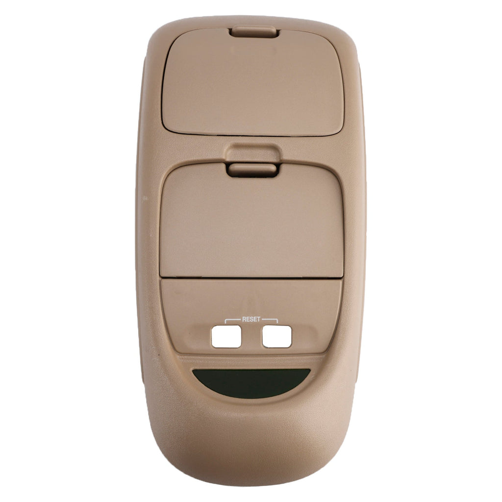 2002-2004 Ford F250 F-350 F-450 F-550 Super Duty Overhead Console Assembly w/o Sunroof Tan