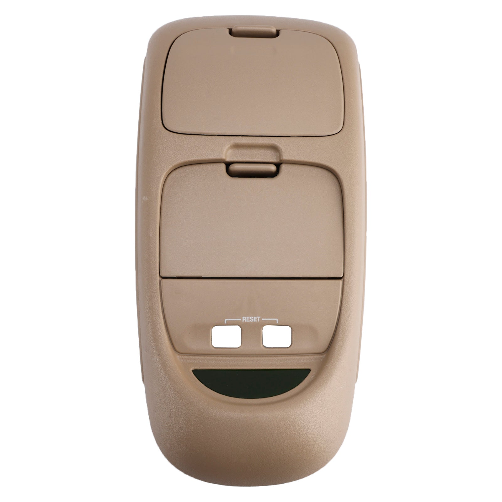 2002 2003 2004 Ford F-Series Super Duty Tan Overhead Console Assembly No Sunroof