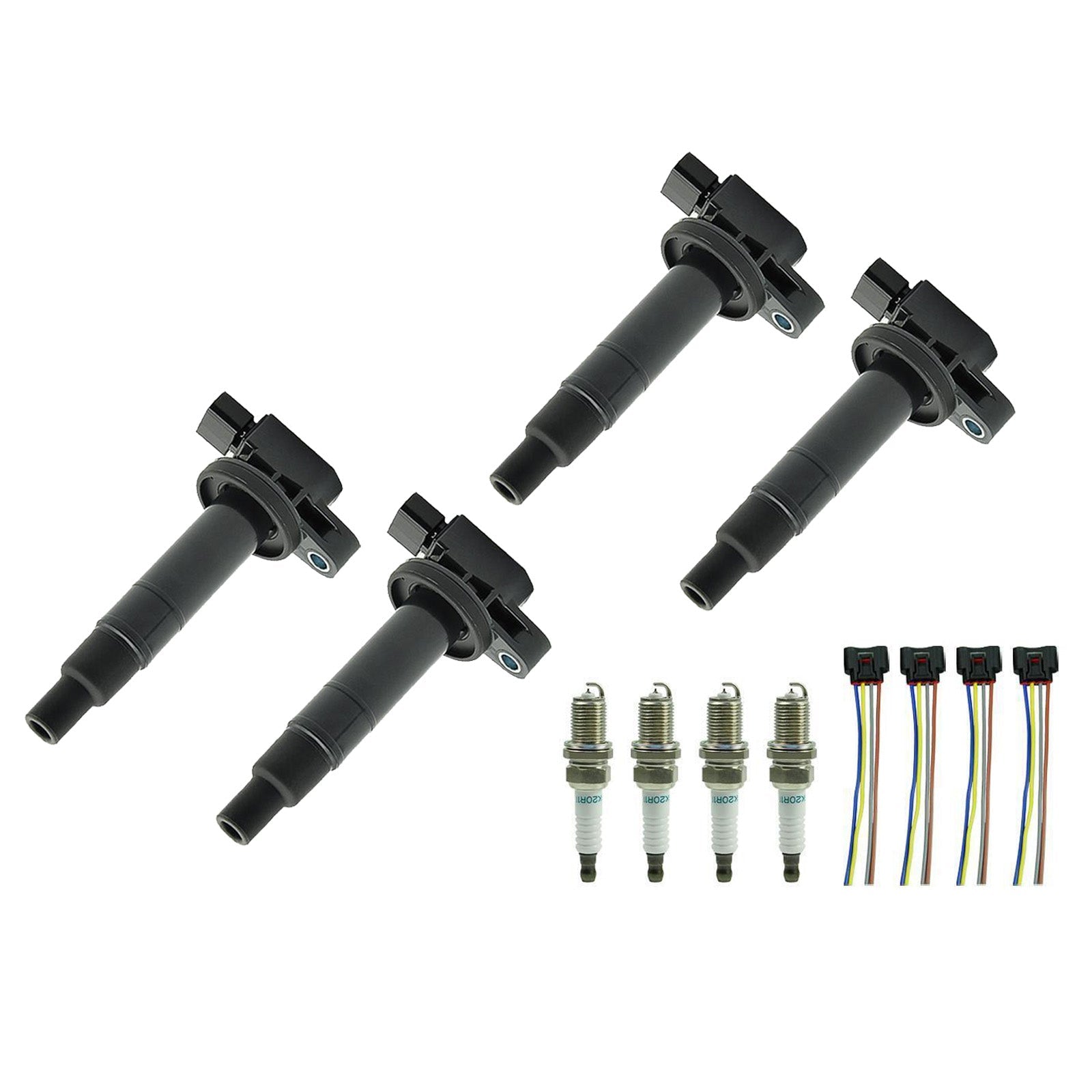 Toyota Prius 2001-2009 1.5L 4-Cylinder Ignition Coil Spark Plug Connector Set UF316 90919-02240