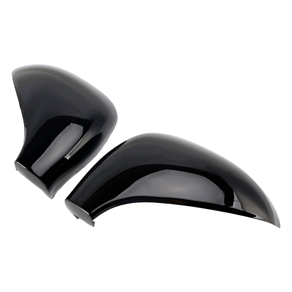 Peugeot 207 Hatchback Rearview Mirror Covers Bright Black Housing 2006-2015 9680194877