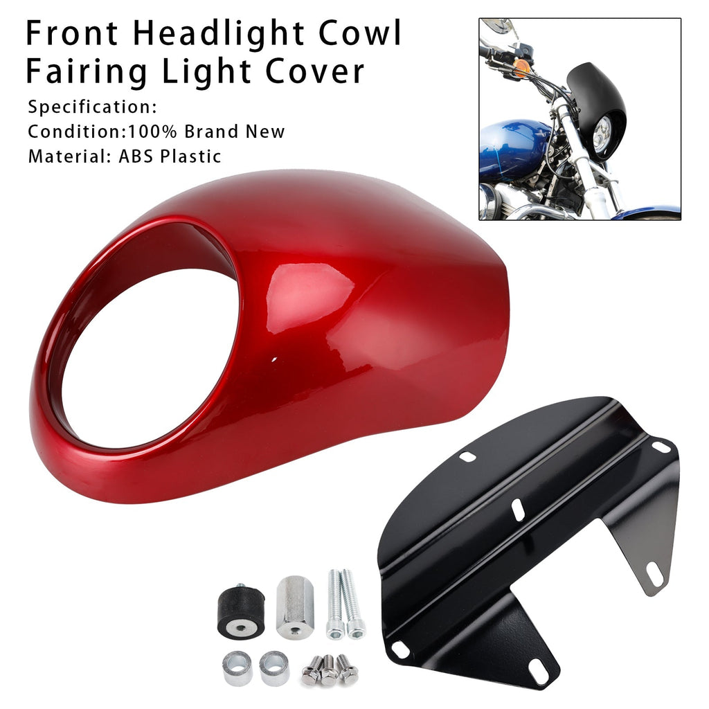 1973-up FX Dyna Sportster 883 1200 XL Headlight Light Fairing Cover
