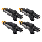 Fuel Injector Set 0280150734 for Volvo 240 740 745 940 2.3L and Peugeot 405 1985-1995 4-Piece