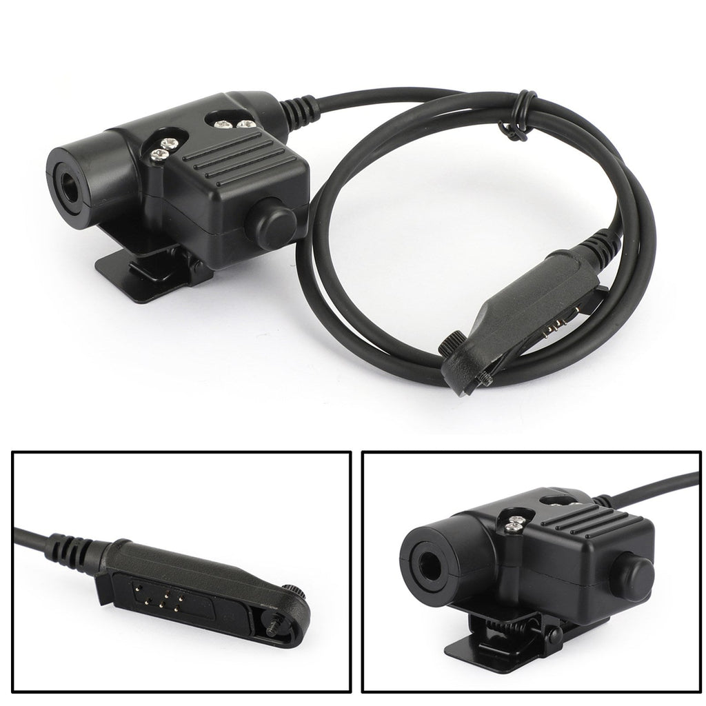 Single Unit PTT Push-To-Talk Radio Accessory for BaoFeng BF-A58 BF9700 BF-S56 BF-UV9Rplus