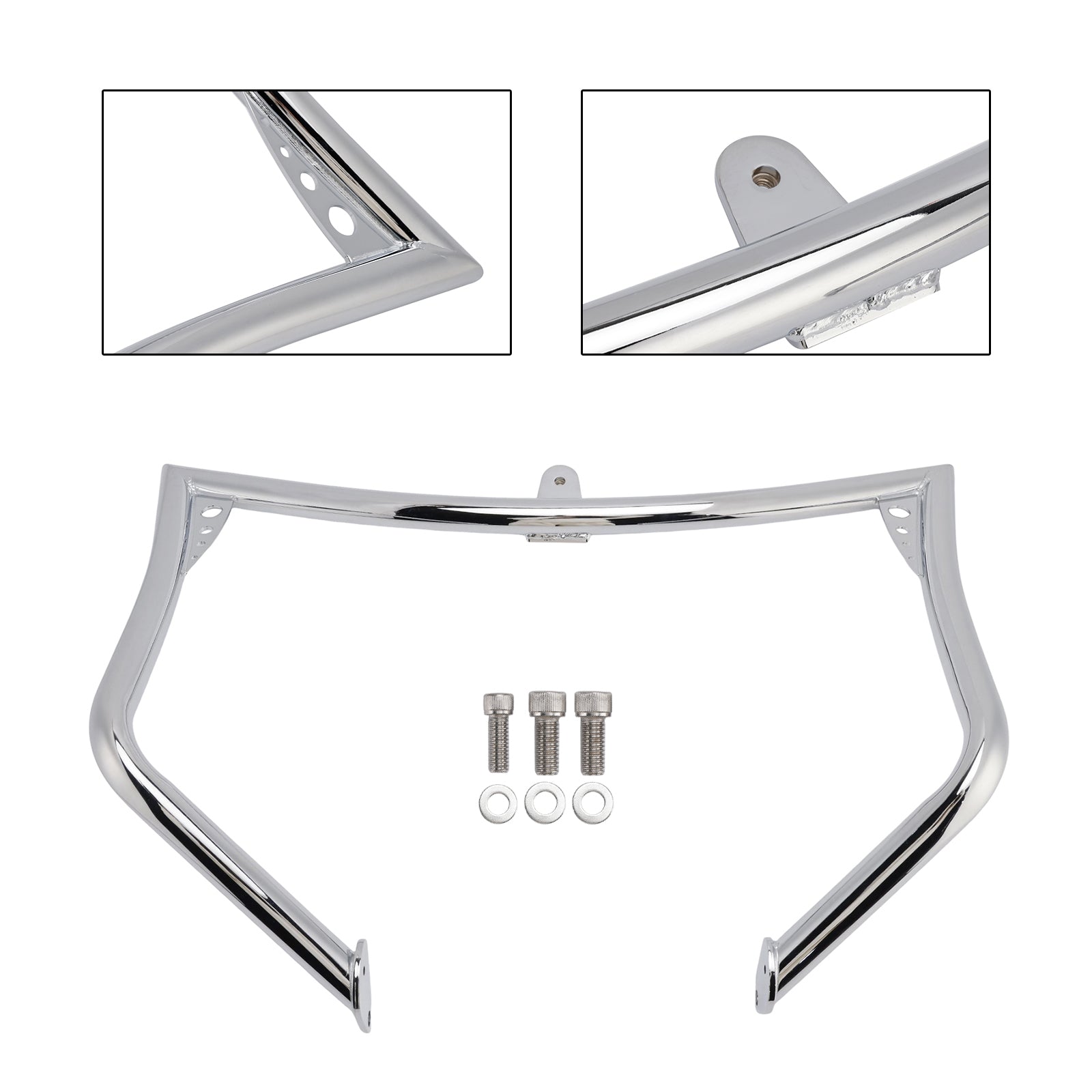 Chrome Engine Guard Bumper Protector Frame for 2001 CVO Road Glide Touring FLTRSEI2 Anti-Crash