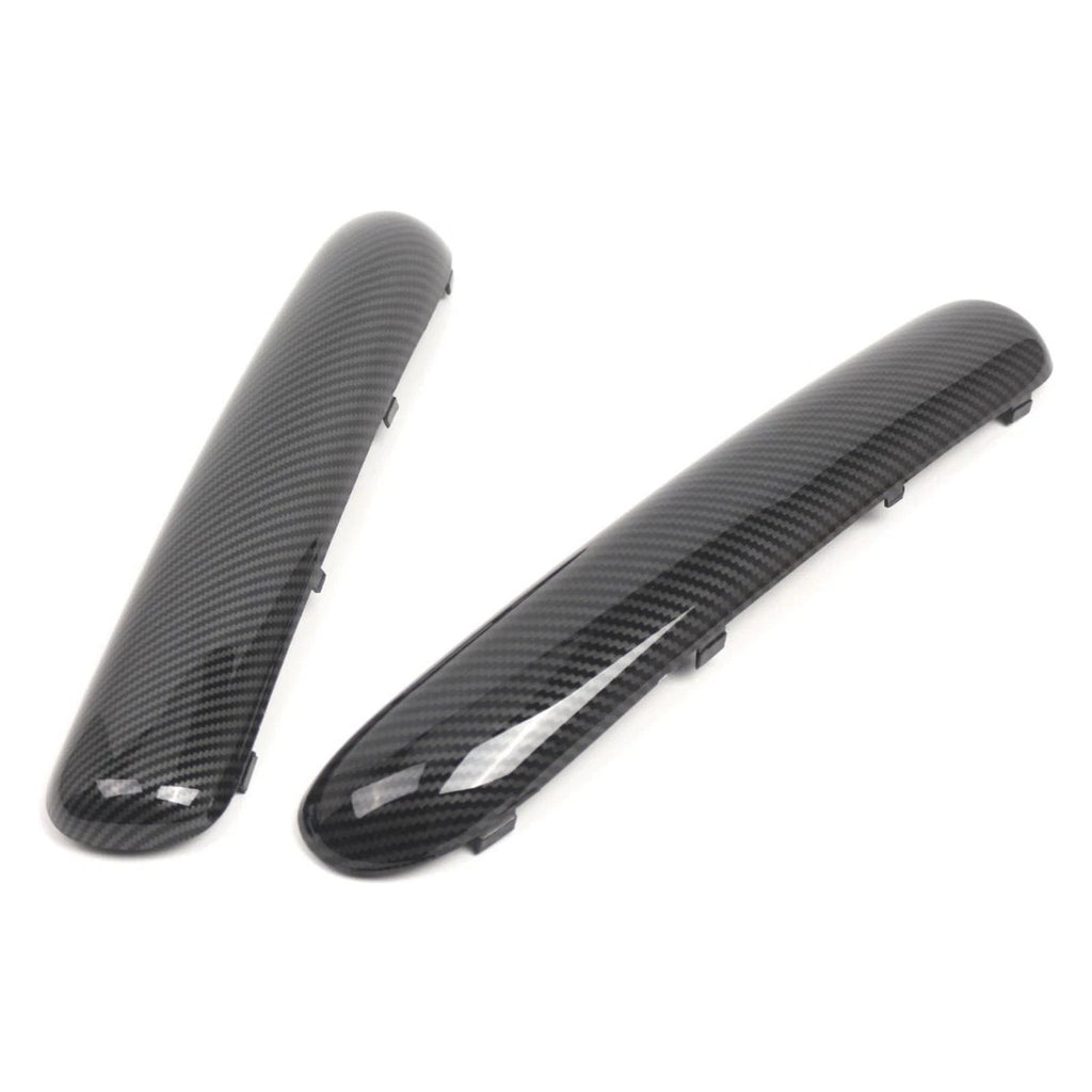 Mini One Cooper R50 R52 R53 2001-2004 Carbon Fibre Front Bumper Trim Set Pair