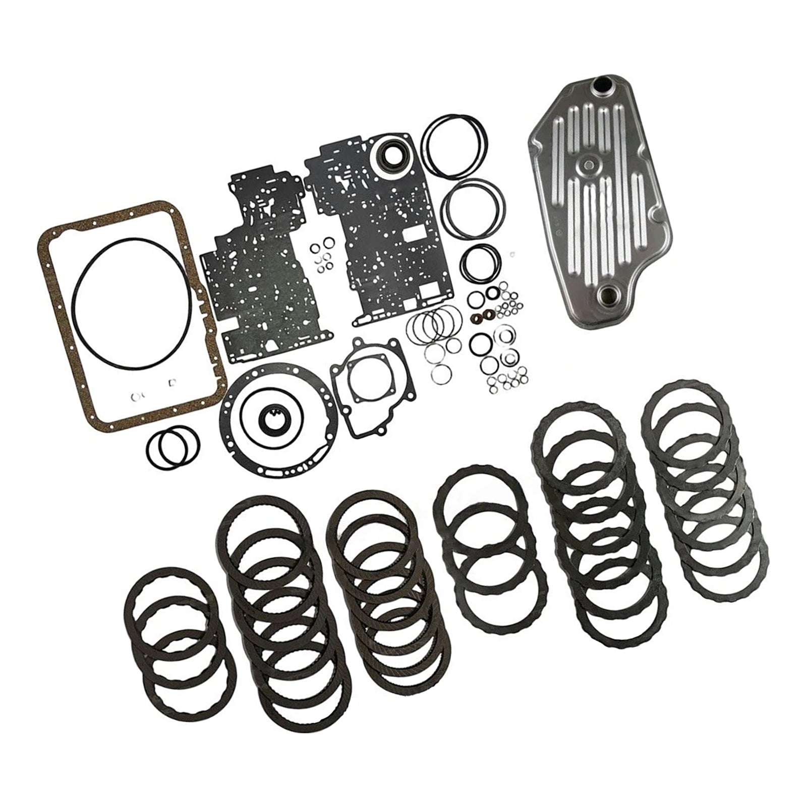 1997-Present Ford Lincoln Mazda Mercury Four-Wheel Drive 5R44E 4R44E 5R55E Transmission Master Rebuild Kit Includes Filter Clutch Plates