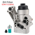 Filter Housing and Oil Cooler Unit 03N115389A Compatible with Audi VW Seat Skoda TDI 1.6 2.0