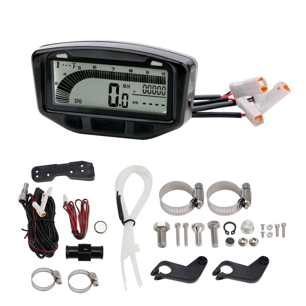 2001-2005 Raptor 660 Digital LCD Gauge Pod Speedometer Odometer Tachometer Instrument