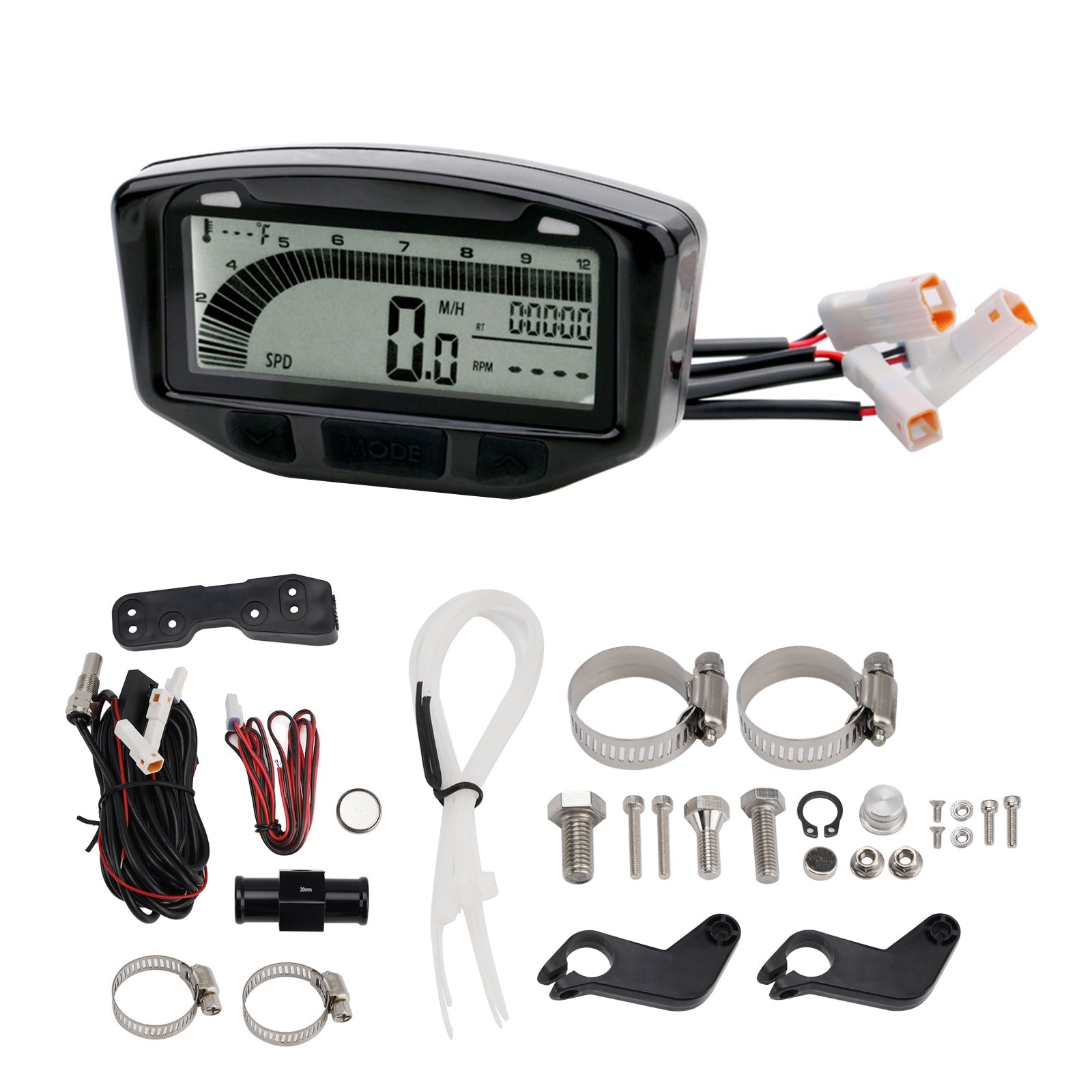 2001-2005 Raptor 660 Digital LCD Gauge Pod Speedometer Odometer Tachometer Instrument