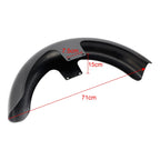 19" Front Fender Wrap ABS For Harley Touring Models Electra Street Road Glide FLHT FLHR Baggers