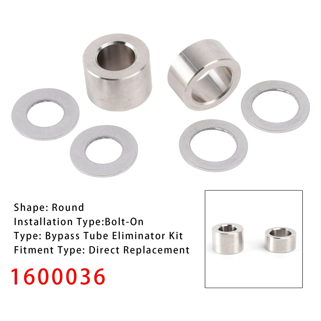 1600036 Aluminum Shunt Bypass Eliminator with Sealing Washers and Tube Assembly
