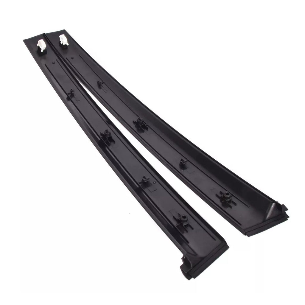 1992-1995 Honda Civic Coupe Hatchback Left Right Door Pillar Sash Trim Garnish Set SLJ-1173A-BK