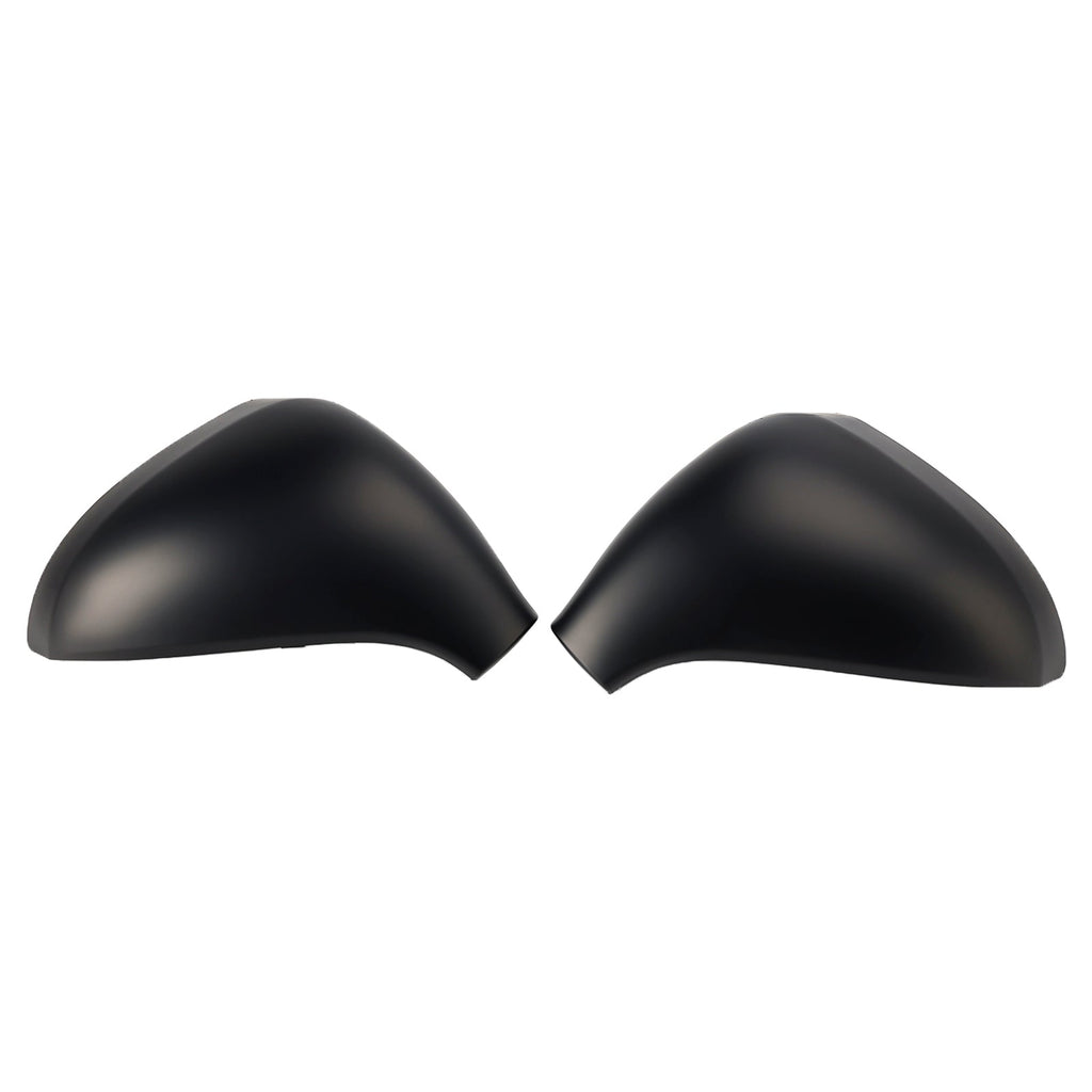 Peugeot 207 Hatchback Rearview Mirror Covers Matte Black Housing 2006 2007 2008 2009 2010 2011 2012 2013 2014 2015