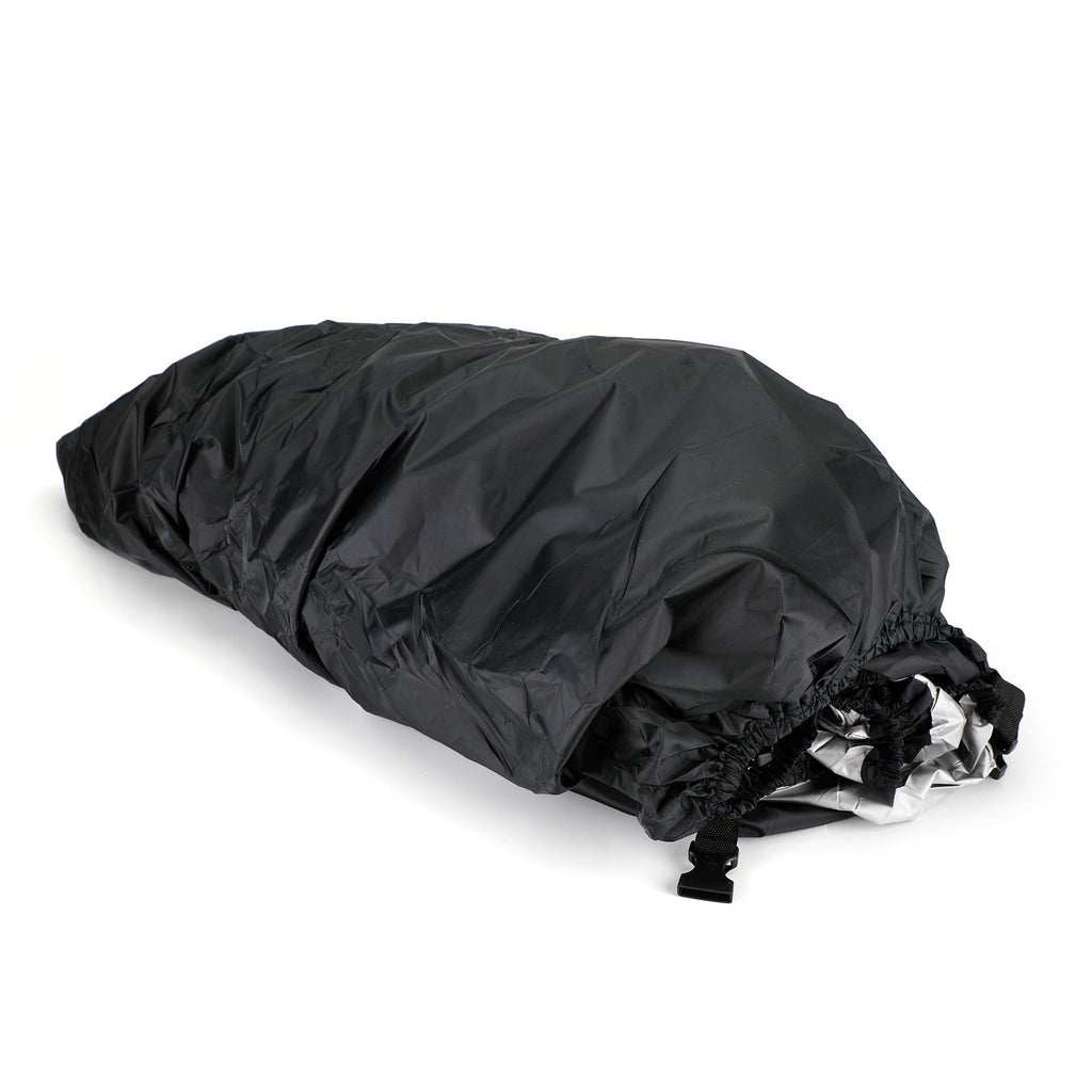 14 to 16 Foot V-Hull Fishing Boat Trailerable Cover Black Waterproof Heavy Duty