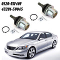 2 Pack Front Suspension Lower Knuckle Spindle Ball Joint Lexus LS460 2007-2016 43201-59045