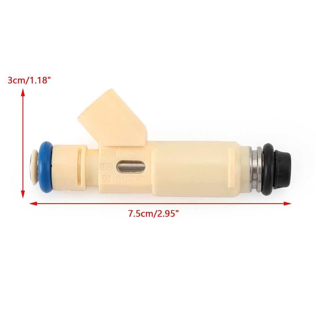 Fuel Injector YL8E-C7B 195500-3520 Compatible with Ford Escape 3.0L V6 2001 2002 2003