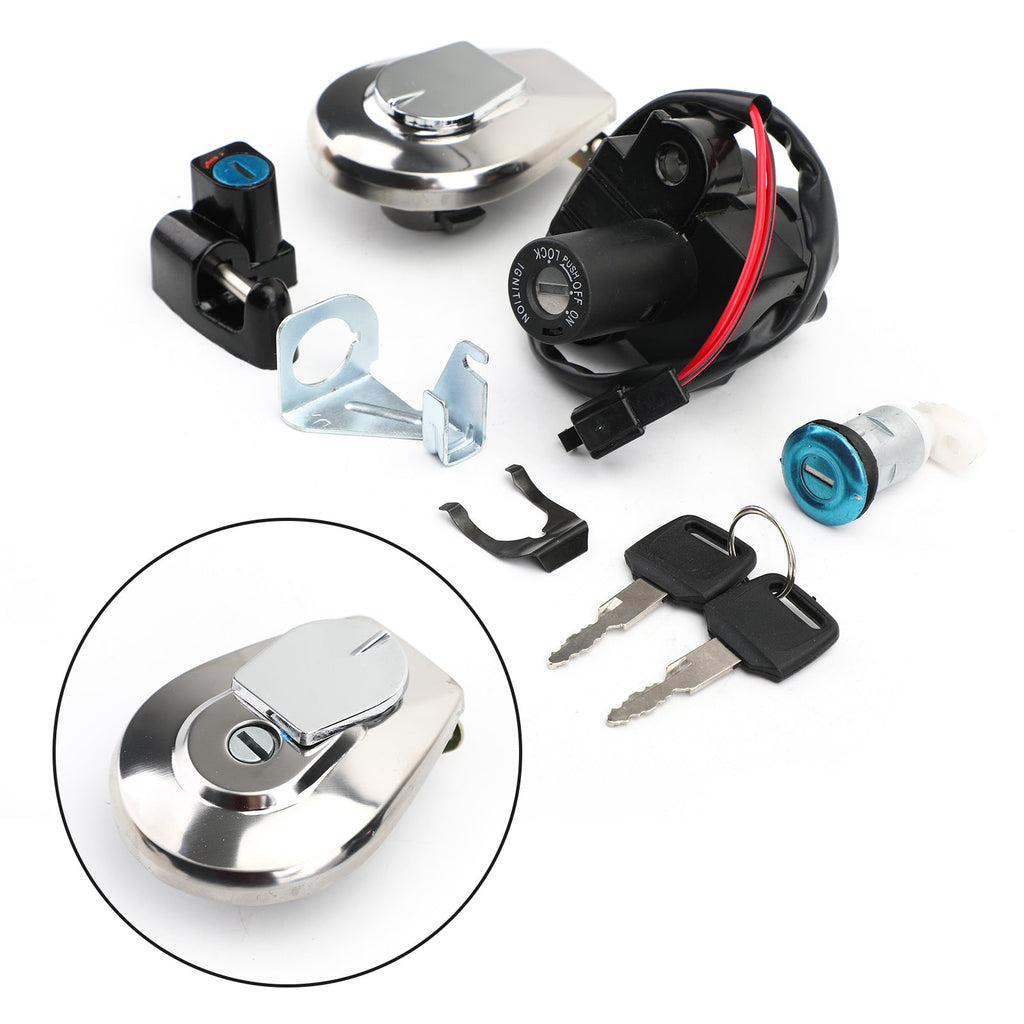 1991 to 2003 CB 750 NightHawk Complete Ignition Switch Fuel Cap Helmet Lock Assembly