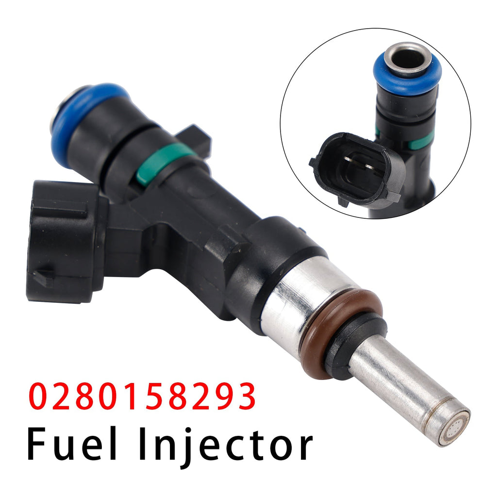 Single Fuel Injector 0280158293 for Renault Clio Symbol Dacia Logan Sandero 0.9L Engine