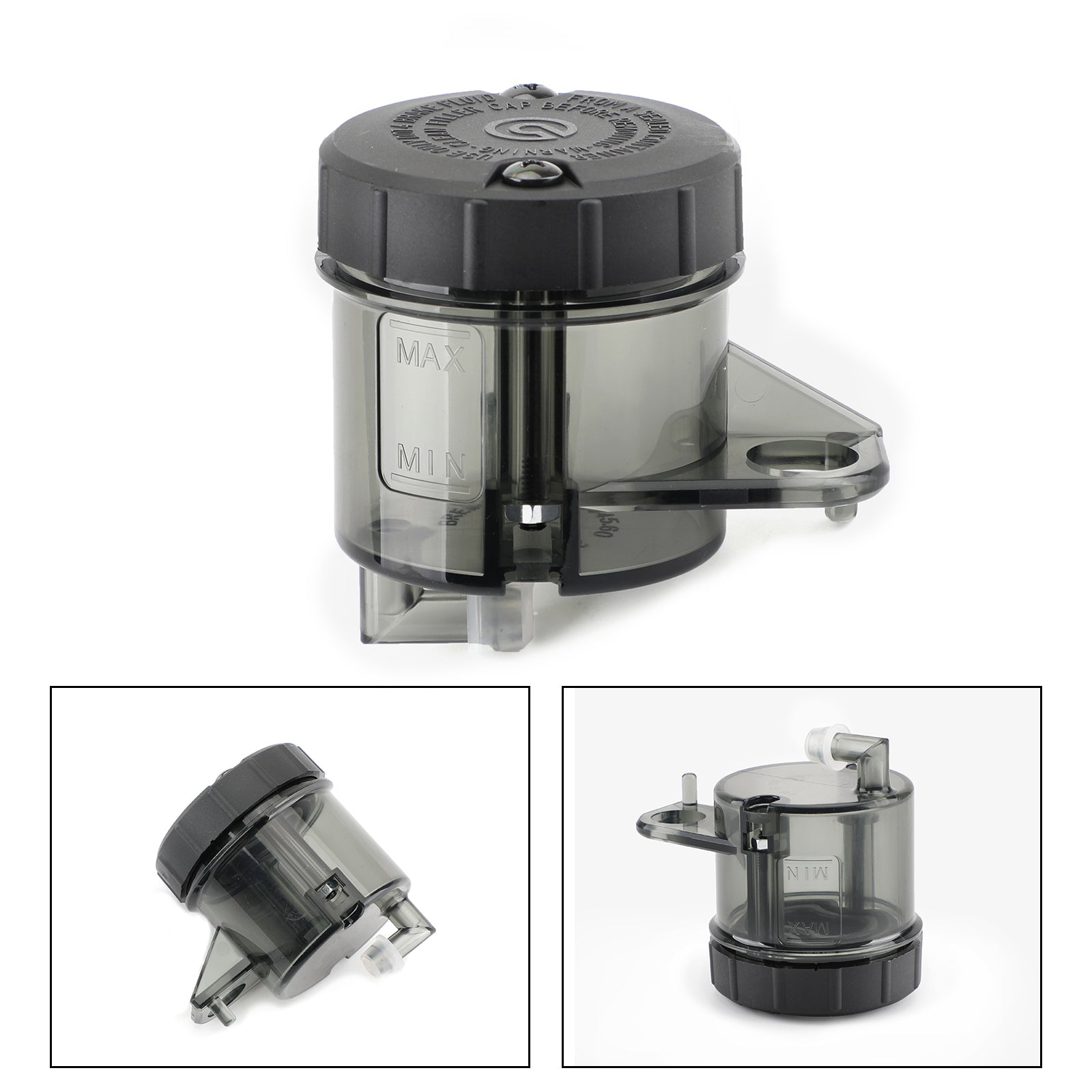 Motorcycle Front Brake and Clutch Master Cylinder Fluid Reservoir Tank Cup BK